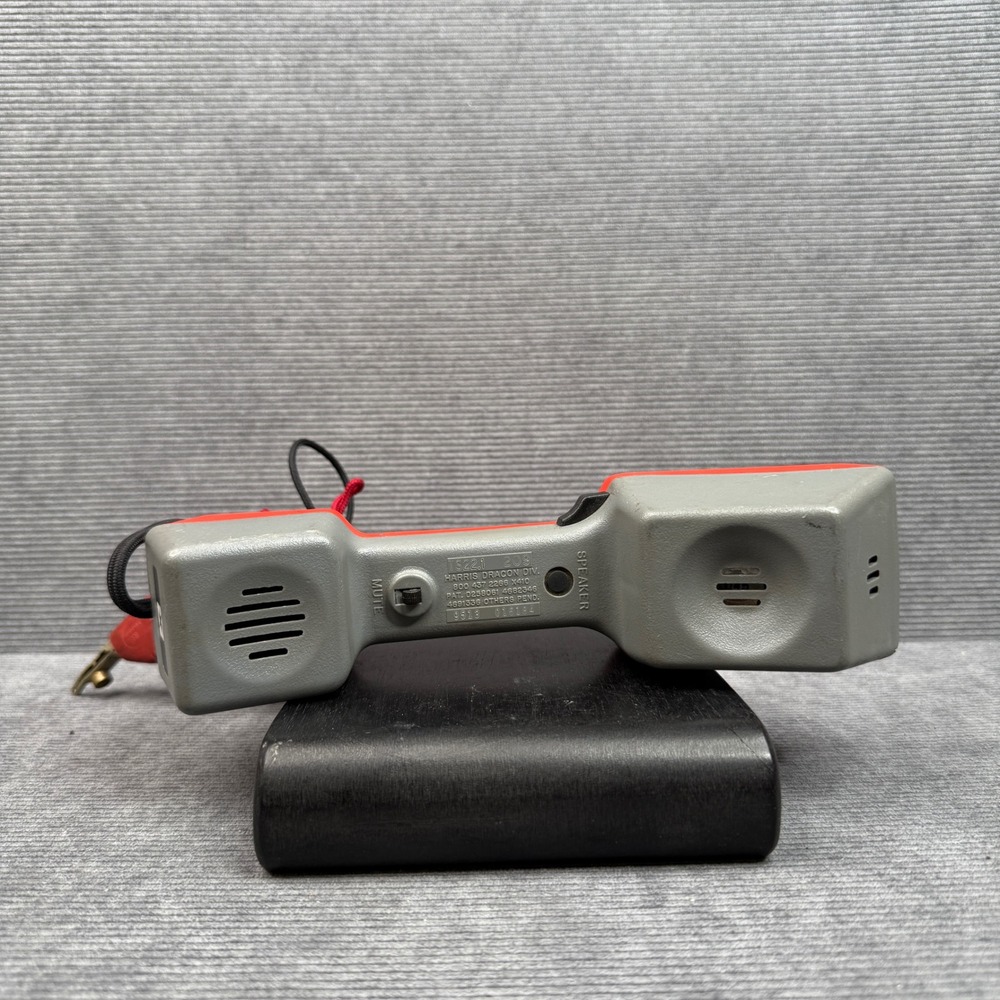 Harris Dracon‎ TS22.1 209 Lineman Test Set Telephone Butt Set Red Gray